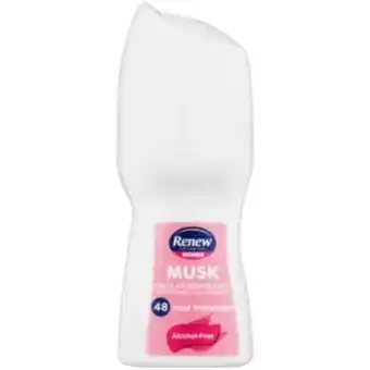 Shoprite Renew women musk anti-perspirant roll on 50ml offer
