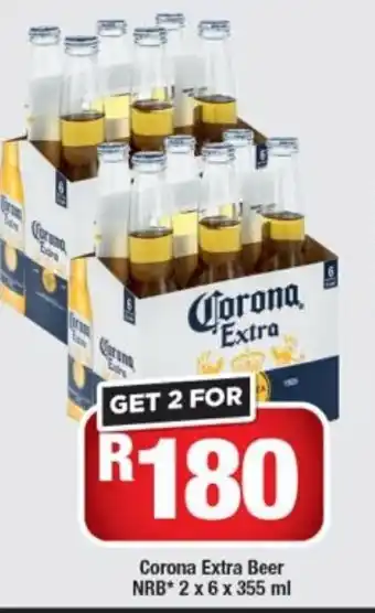 OK Liquor Corona Extra Beer NRB* 2x6x355ml offer