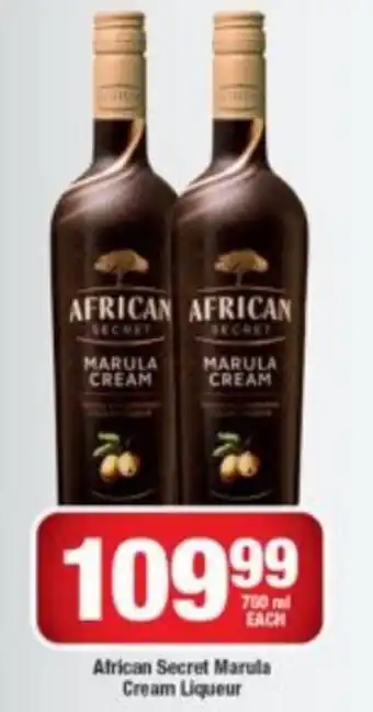 African Secret Marula Cream Liqueur