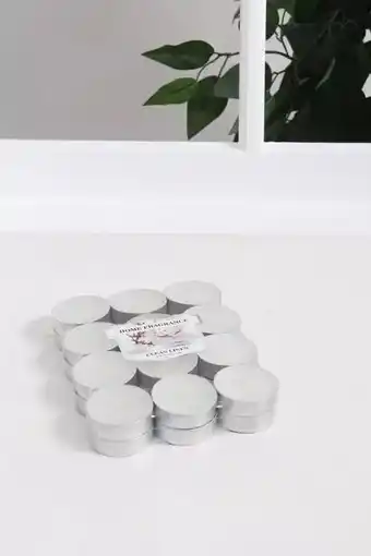 24 pack clean linen scented tealight