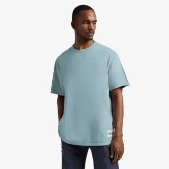 Markham Rj light blue boxy knit fleece t-shirt offer