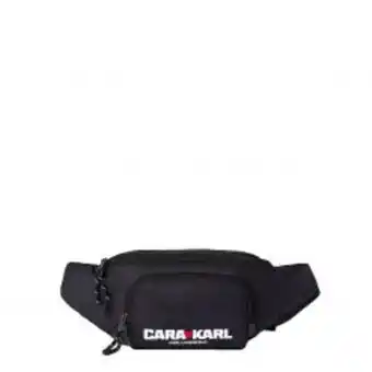 Cara loves karl packable bum bag – black