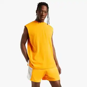The FIX Men's orange co-ord basketball shorts offer