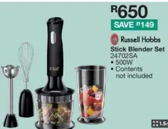 House & Home Russell Hobbs Stick Blender Set offer