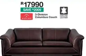 House & Home 3-Division Columbus Couch offer