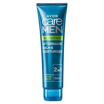 AVON Avon care men sensitive after shave balm & moisturiser 100ml offer