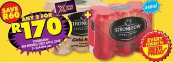 Shoprite Strongbow Red Berries/Gold Apple Cider offer