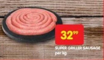 Shoprite Super Griller Sausage per kg offer