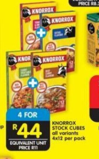 Shoprite Knorrox Stock Cubes offer