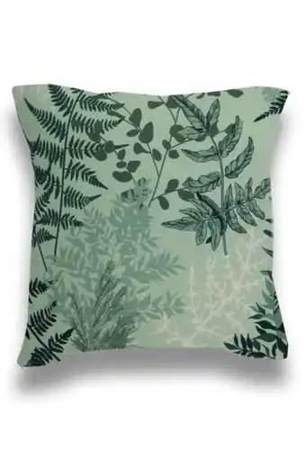 Fern printed scatter cover 45x45cm