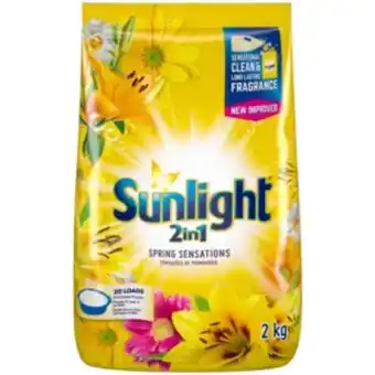 Shoprite Sunlight 2-in-1 spring sensations hand washing powder 2kg offer