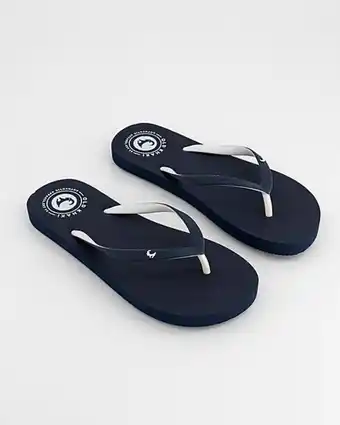 Cape Union Mart Old khaki women's tide plain flip flops offer