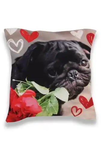 Sheet Street Love pup printed scatter 45x45cm offer
