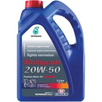 Shoprite Engen multigrade 20w-50 premium motor oil 5l offer