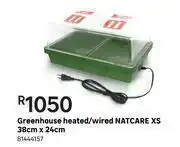Leroy Merlin Natcare XS Greenhouse Heated/Wired 38cm x 24cm offer