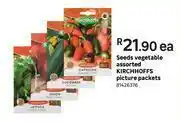 Leroy Merlin Kirchhoffs Picture Packets Seeds Vegetable (Assorted)-Each offer