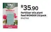 Leroy Merlin Wonder 25/Pack Plant Food Fertiliser Stix offer