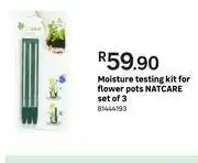 Leroy Merlin Natcare Set Of 3 For Flower Pots Moisture Testing Kit offer