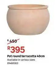 Leroy Merlin Pot Round (Terracotta) 40cm offer