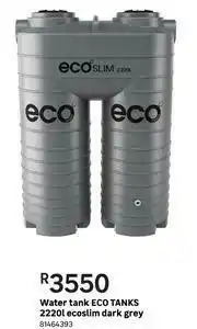 Leroy Merlin Eco Tanks 2220L Ecoslim Dark Grey Water Tank offer