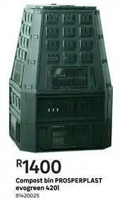 Leroy Merlin Prosperplast Evogreen Compost Bin 420L offer