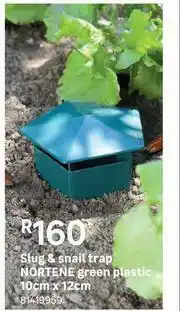 Leroy Merlin Nortene Green Plastic Slug & Snail Trap 10cm x 12cm offer
