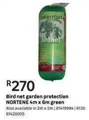 Leroy Merlin Nortene Garden Protection Bird Net Green 4m x 6m offer