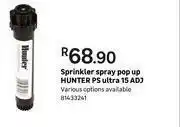 Hunter PS Ultra 15 ADJ Pop Up Sprinkler Spray