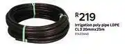 Leroy Merlin LDPE CL3 Irrigation Poly Pipe 20mm x 25m offer