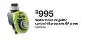 Water Timer Irrigation Control 48 Programs GF Green