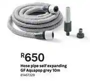 Leroy Merlin GF Aquapop Grey 10m Self Expanding Hose Pipe offer