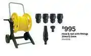 Leroy Merlin Hose & Reel With Fittings 20m x 12.5mm offer