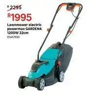 Leroy Merlin Gardena 1200W 32cm Powermax Electric Lawnmower offer