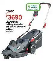 Leroy Merlin Sterwins Battery Operated Lawnmower (Excludes Battery) offer