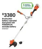 Powerplus 40V Dual Power Battery Operated Brush cutter (Excludes Battery)