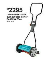 Leroy Merlin Gardena 33cm Classic Push Cylinder Mower Lawnmower offer
