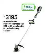 Leroy Merlin Ego 56V With Loop Handle Battery Operated Grass Trimmer (Excludes Battery) offer