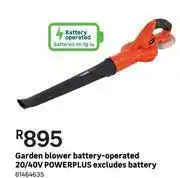 Leroy Merlin Powerplus 20/40V Battery Operated Garden Blower (Excludes Battery) offer