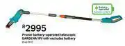 Leroy Merlin Gardena Pruner (Battery-Operated) Telescopic 18V 4AH Excluding Battery offer