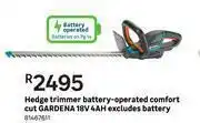 Leroy Merlin Gardena Hedge Trimmer (Battery-Operated) Comfort Cut 18V 4AH Excluding Battery offer
