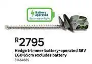 Leroy Merlin Ego Hedge Trimmer (Battery-Operated) 56V 65cm Excluding Battery offer