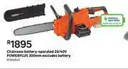 Leroy Merlin Powerplus Chainsaw (Battery-Operated) 20/40V 300cm Excluding Battery offer
