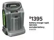 Ego Battery Charger Rapid 56V (Excludes Battery)