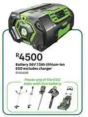 Leroy Merlin Ego Battery 56V 7.5Ah Lithium-ion (Excludes Charger) offer
