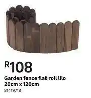 Leroy Merlin Garden Fence (Flat Roll Lilo) 20cm x 120cm offer