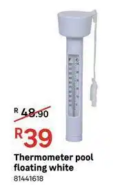Leroy Merlin Pool Floating Thermometer (White) offer