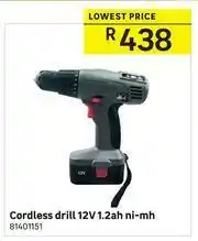 Leroy Merlin Cordless Drill 12V 1.2Ah Ni-Mh offer