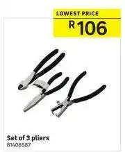Set Of 3 Pliers