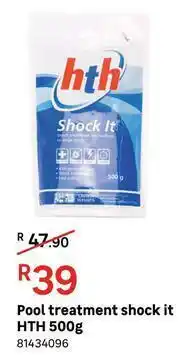 Leroy Merlin HTH Pool Treatment Shock It-500g offer