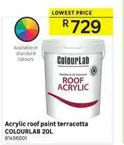 Leroy Merlin Colourlab 20L Terracotta Acrylic Roof Paint offer